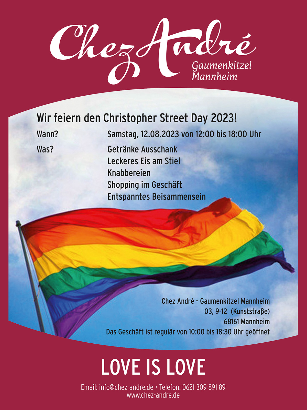 Wir feiern den CSD 2023 in Mannheim