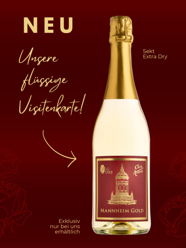 Sekt Extra Dry – MANNHEIM GOLD