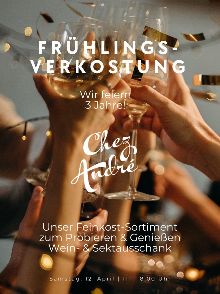 Frühjahrsverkostung in Mannheimer Feinkostgeschäft